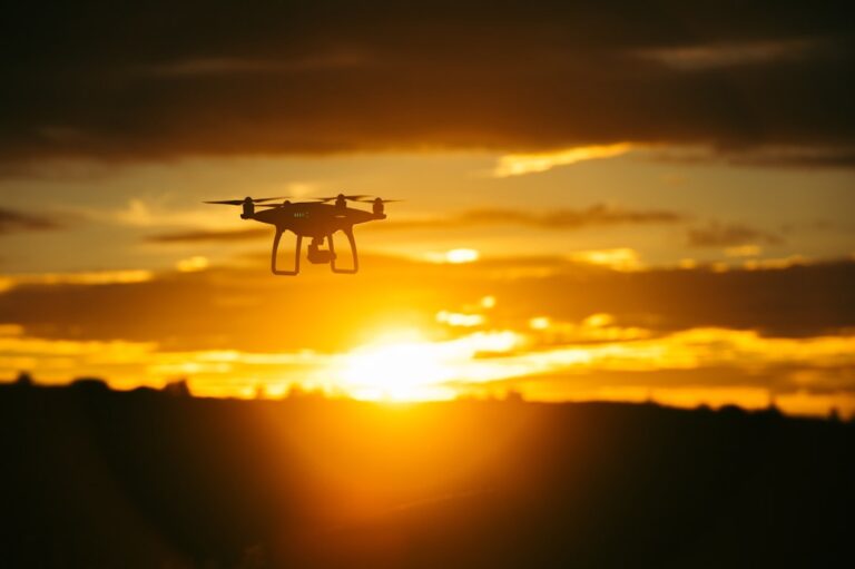 Photo Sunset drone